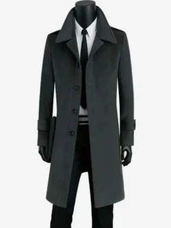 Vestes pour hommes Manteaux Col rabattu Décontracté Camel Mode Chic