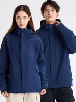 Vestes Pour Hommes Sweat À Capuche Zip Chaud Sport Décontracté Orange Cool