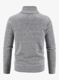 Vêtements Cardigan Pour Hommes Pulls Décontracté Manches Longues Zipper