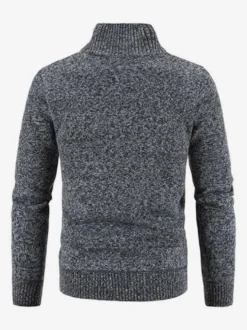 Vêtements Cardigan Pour Hommes Pulls Décontracté Manches Longues Zipper