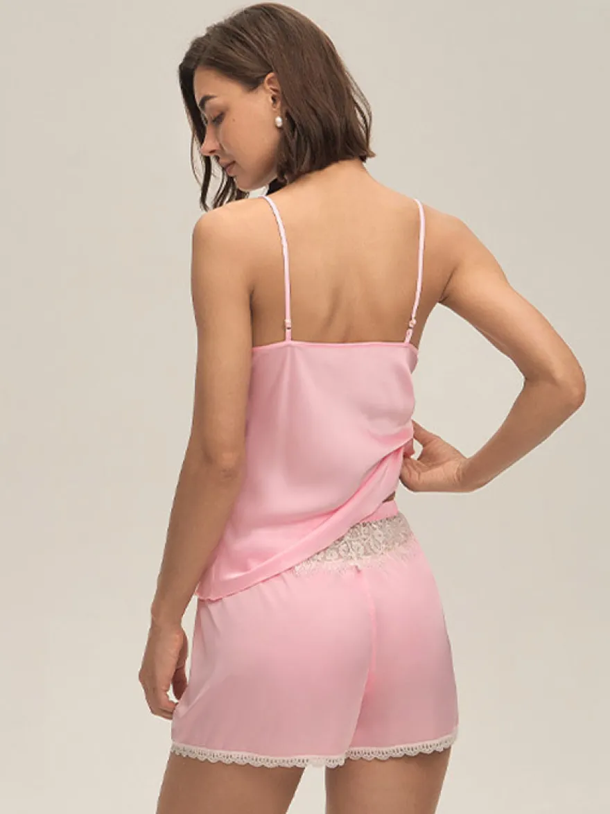 Vêtements d'intérieur à bretelles col sans manches tenue en mousseline