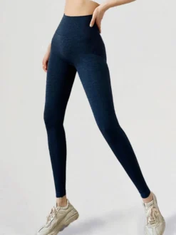 Yoga Leggings Lycra Spandex Color Block Pantalon de course pour femme