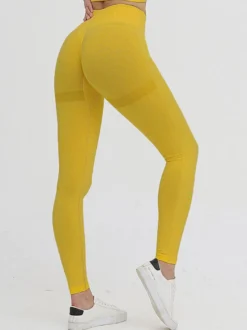 Yoga Leggings Lycra Spandex Color Block Pantalon de course pour femme